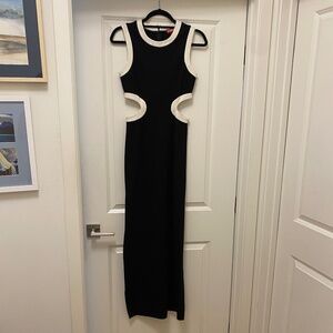 STAUD Dolce Maxi Dress in Black